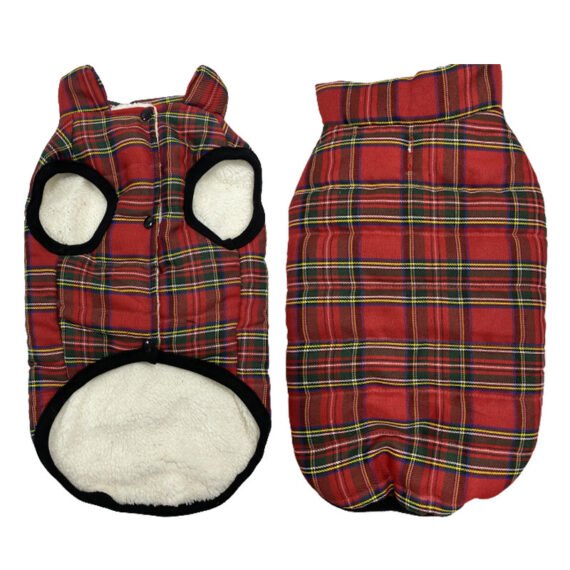 Winter Pet Coat Dog Fleece-lined Waterproof Windproof Vest