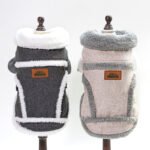 Pet Two-leg Fleece-lined Personalized Warm Keeping Dog Clothes