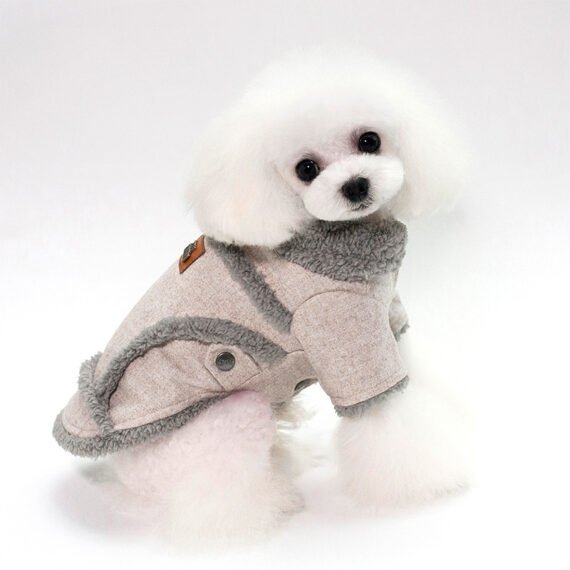 Pet Two-leg Fleece-lined Personalized Warm Keeping Dog Clothes